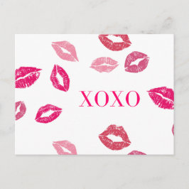 Tarjeta de Valetines Day "XOXO"