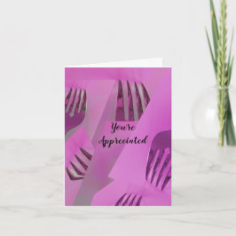 Tarjeta de valoración culinaria de diseño