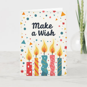 Tarjeta de Vela de Cumpleaños