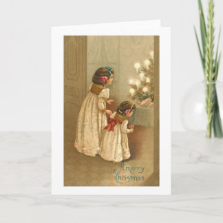 Tarjeta de velas brillantes