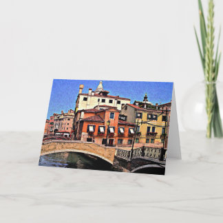 Tarjeta de Venecia Italia - (espacio en blanco