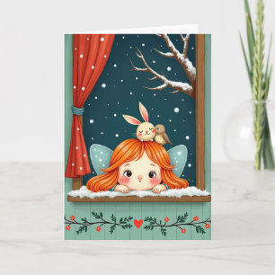 Tarjeta de ventana de duende caprichoso