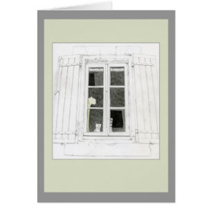 Tarjeta de ventana Gato