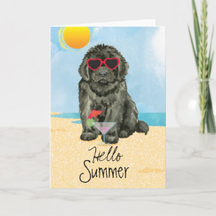 Tarjeta de verano de Terranova