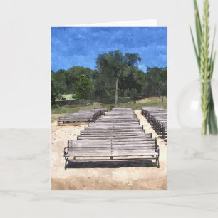TARJETA DE VERANO: Lake Harriet, "Benches"_ Card