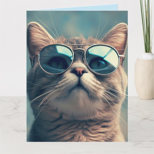 TARJETA DE VERGÜENZA DEL CUMPLEAÑOS GUAY CAT (Anverso)