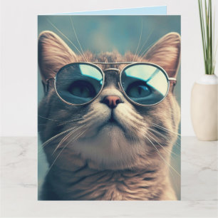 TARJETA DE VERGÜENZA DEL CUMPLEAÑOS GUAY CAT