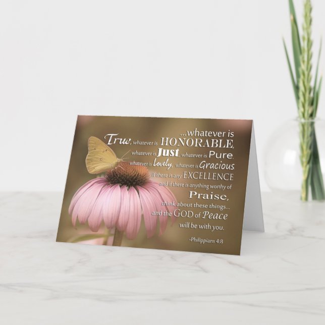 Tarjeta de verso de la biblia (Anverso)