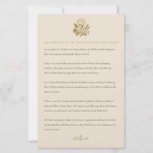 Tarjeta de vestimenta para invitados a la boda de 