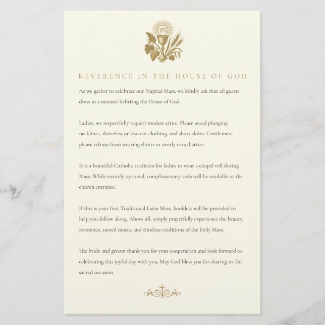 Tarjeta de vestimenta para invitados a una boda ca (Anverso)