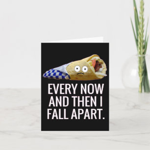 Tarjeta De Vez En Cuando Me Desmoroné De Gyro Greek Fun Fo