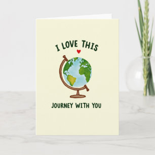 Tarjeta de viaje Ama nuestro mundo