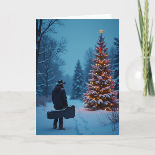 Tarjeta de viaje de invierno