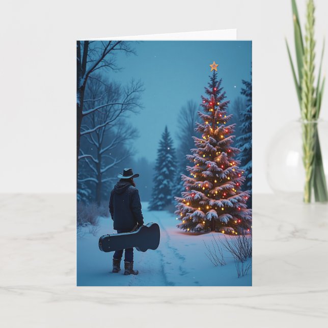Tarjeta de viaje de invierno (Anverso)
