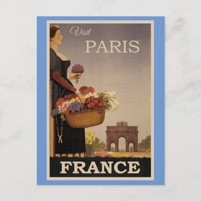 Tarjeta de viaje de la Torre Eiffel de París (Anverso)