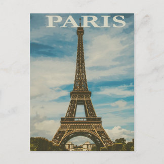 Tarjeta de viaje de la Torre Eiffel de París