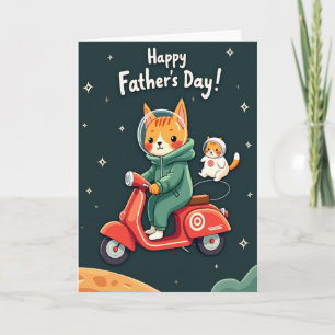Tarjeta de viaje del Día del Padre Cósmico
