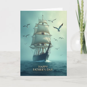 Tarjeta de viaje del Día del Padre Oceánico