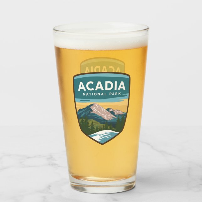 Tarjeta de viaje del Parque Nacional Acadia (Anverso (lleno))