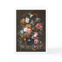 Tarjeta de vida de flores Bellas Artes
