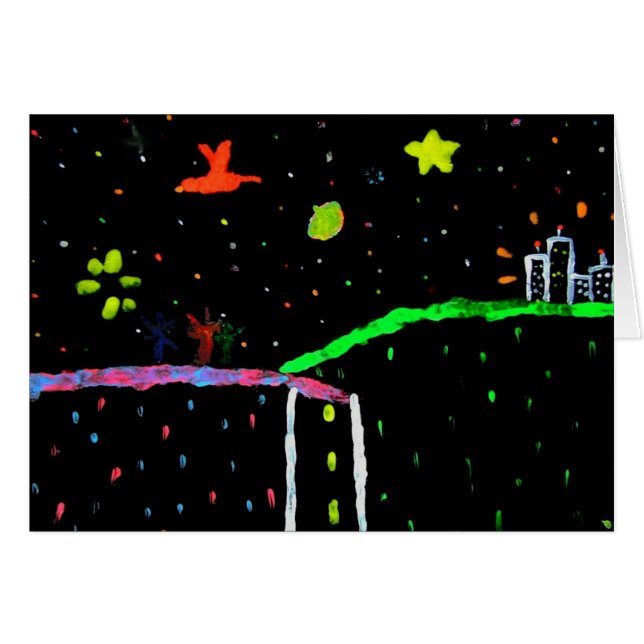 Tarjeta de vida nocturna (Anverso (Horizontal))