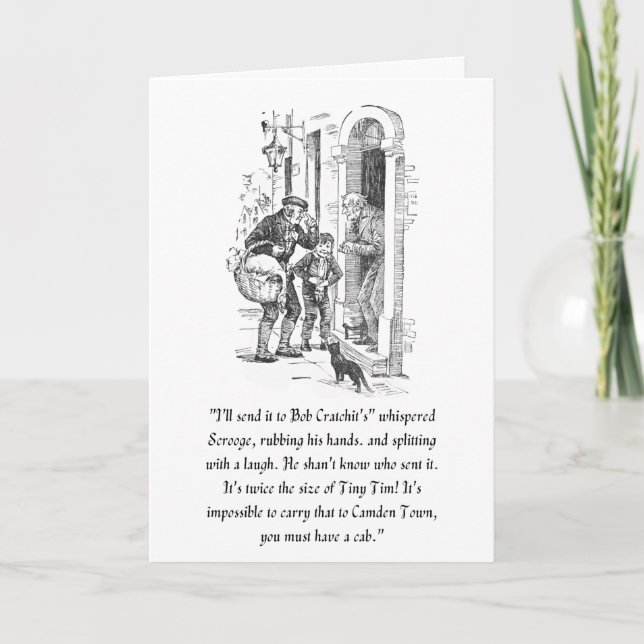 Tarjeta de Villancico de Navidad (Anverso)