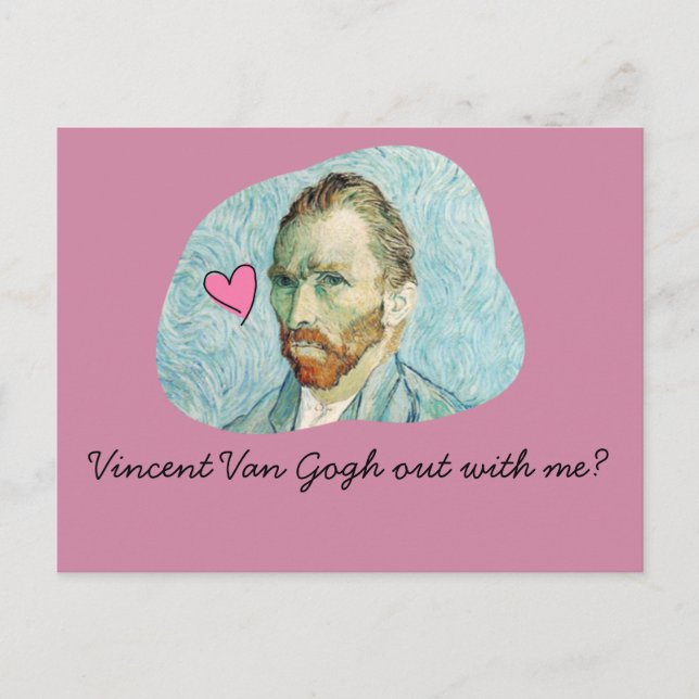 tarjeta de Vincent Van Gogh conmigo (Anverso)