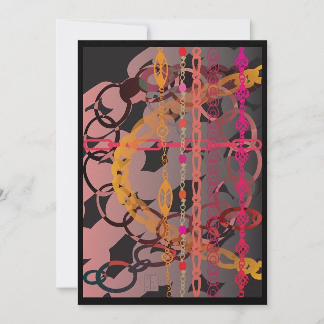 Tarjeta de vínculos rosados (Anverso)