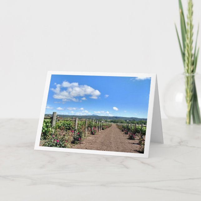 Tarjeta de viñedos (Anverso)
