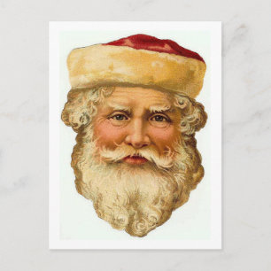 Tarjeta de Vintage de Santa Claus