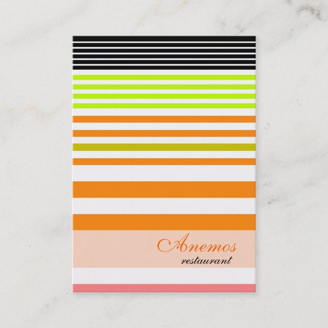 tarjeta de visita (Anverso)