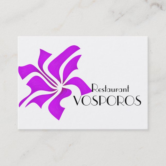 tarjeta de visita (Anverso)