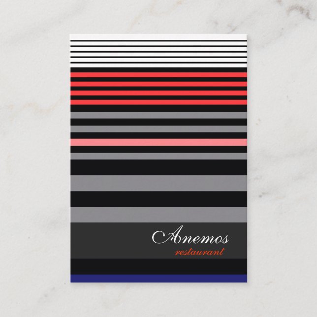 tarjeta de visita (Anverso)