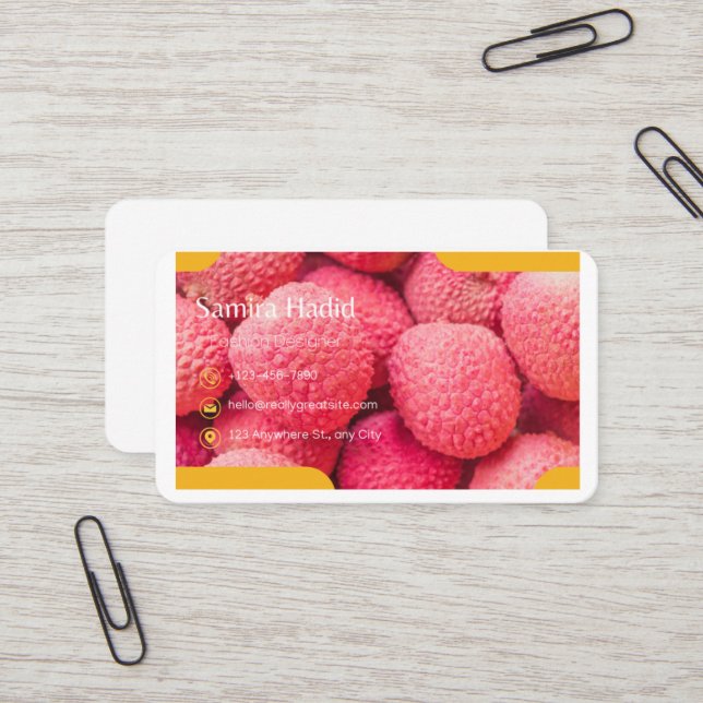  Tarjeta de visita.  (Anverso/Reverso In Situ)