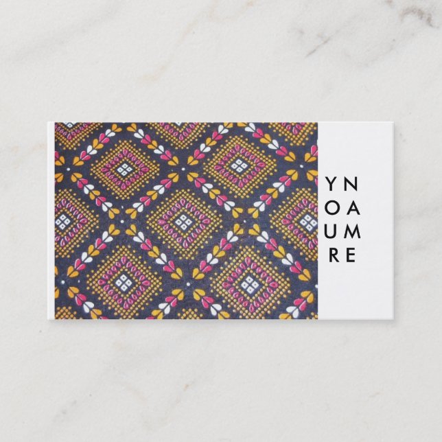 Tarjeta de visita (Anverso)