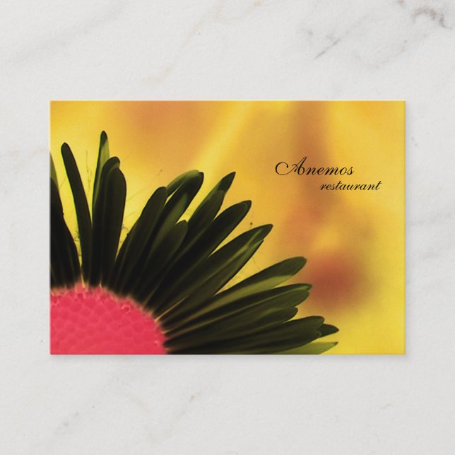 tarjeta de visita (Anverso)