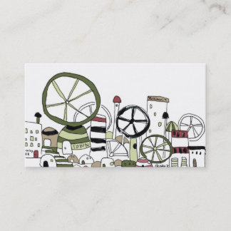 Tarjeta De Visita どこかの街並みNo.2