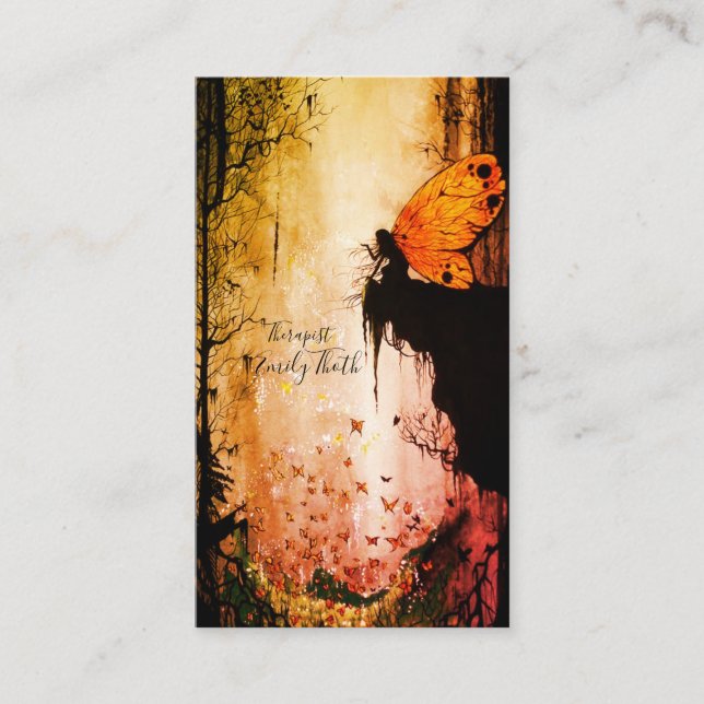 TARJETA DE VISITA 蝶々の妖精 (Anverso)