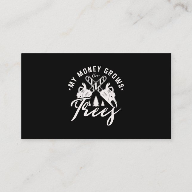 Tarjeta De Visita 03. Mi Dinero Crece En Los Árboles (Anverso)