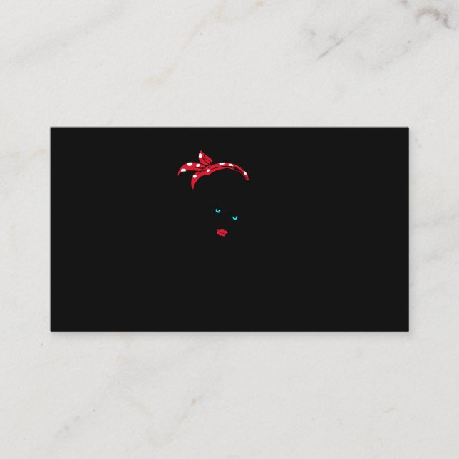 Tarjeta De Visita 07. La técnica de uñas Rosie The Rivet (Anverso)