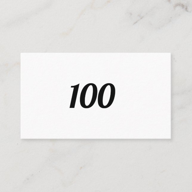 TARJETA DE VISITA 100 (Anverso)