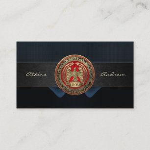 Tarjeta De Visita [100] Águila imperial romana dorada
