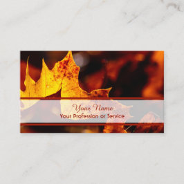 Tarjeta De Visita 100% de bosque natural colorido