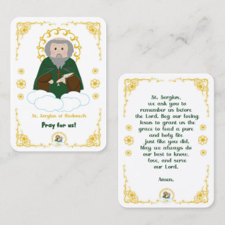 Tarjeta De Visita 100 Mini San Sergio de las Sagradas Cartas de Rado