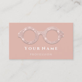 Tarjeta De Visita 100 Rosa óptico de gafas ópticas de cuidado ocular