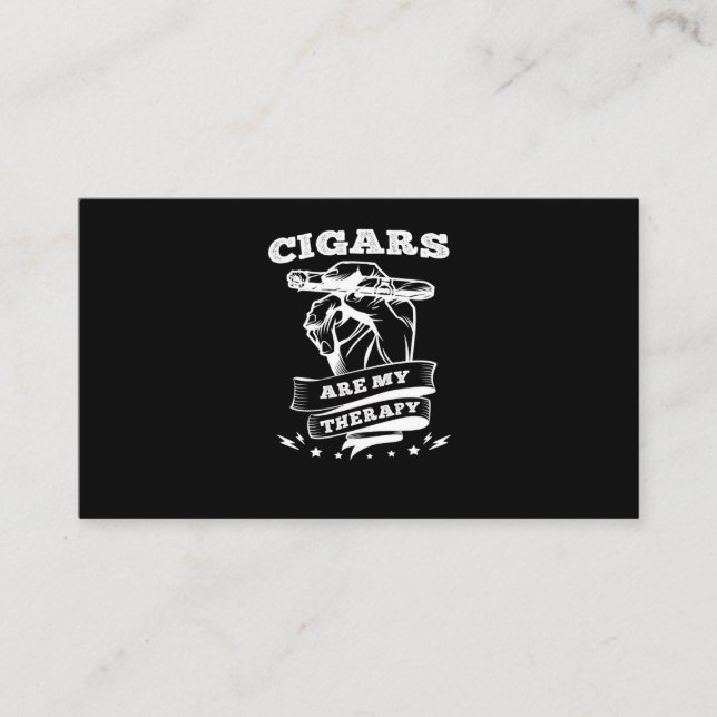 Tarjeta De Visita 10.Los cigarros son mi terapia (Anverso)