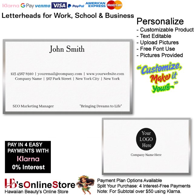 Tarjeta De Visita 13 Modern Silver Logo Promote Company Brand Name (13 Modern Silver Logo Promote Company Brand Name Business Card.)