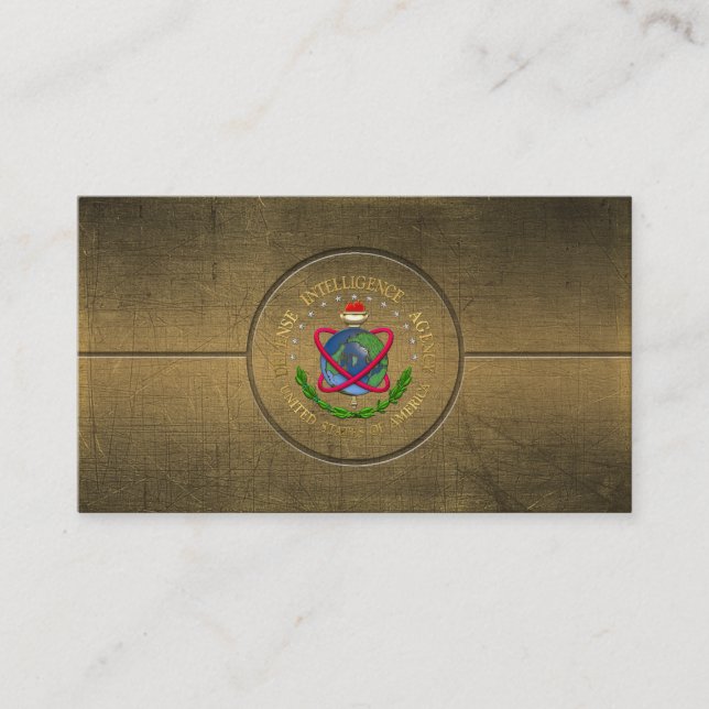 Tarjeta De Visita [154] Agencia de Inteligencia de Defensa: DIA Spec (Anverso)