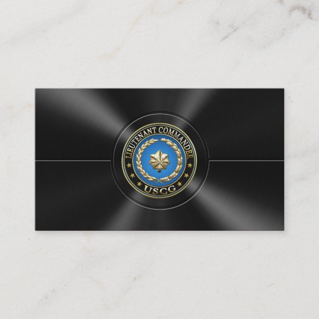 Tarjeta De Visita [154] CG: Teniente comandante (LCDR) (Anverso)