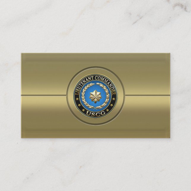 Tarjeta De Visita [154] CG: Teniente comandante (LCDR) (Anverso)